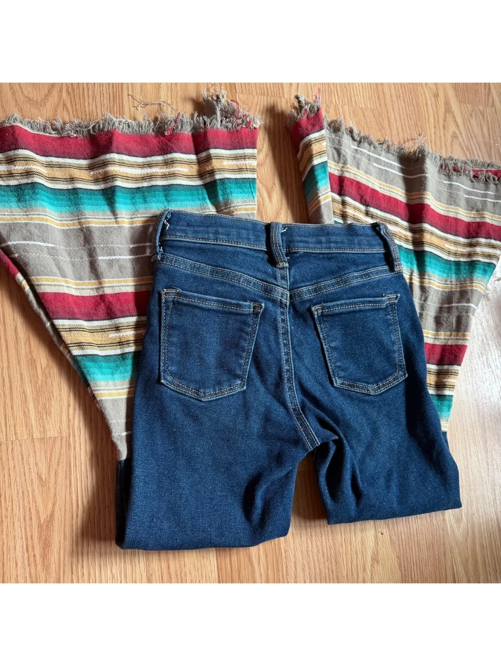 Old Navy Size 8 Girls Western Bell Bottoms